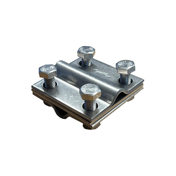 Connecteur en croix | pour ruban de mise  la terre | cross connector, galvanized